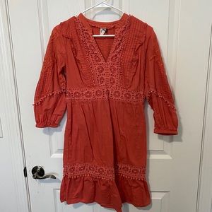 Coral lucky brand dress